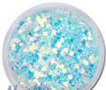 polvere glitter nuova light blue